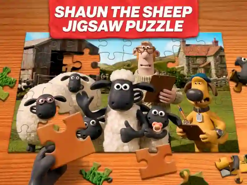Игра Shaun the Sheep Jigsaw Puzzle онлајн