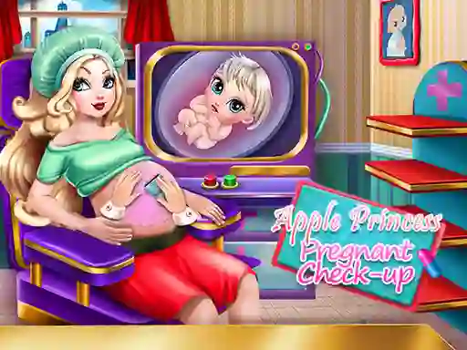 Игра Apple Princess Pregnant Check Up онлајн