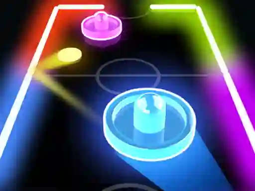 Игра Glow Hockey HD онлајн