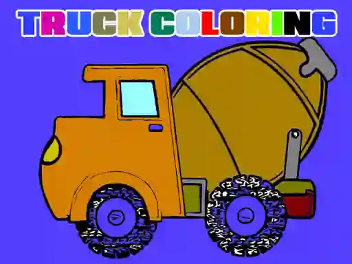 Игра Trucks Coloring Book онлајн