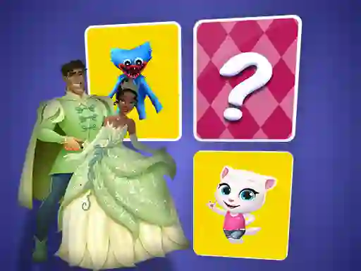 Игра The Princess and the Frog Memory Card Match онлајн