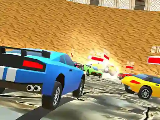 Игра Low Poly Smash Cars онлајн