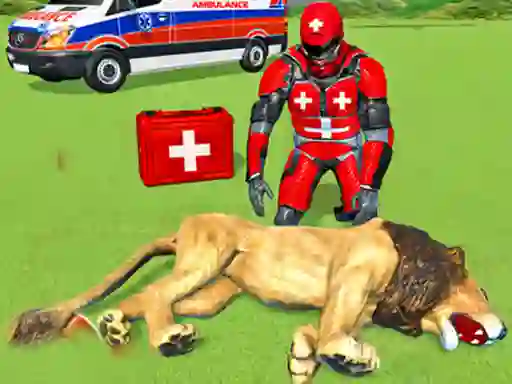 Игра Animal Rescue Robot Hero онлајн