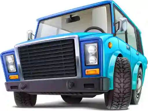 Игра Cartoon Trucks Puzzle онлајн