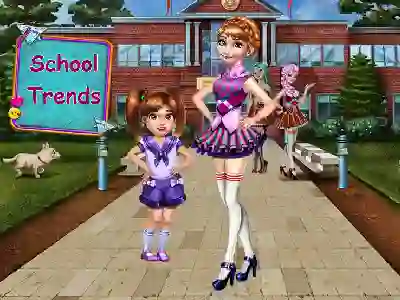 Игра School Trends онлајн