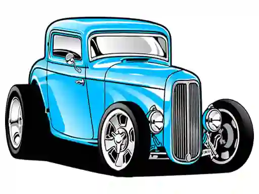 Игра Hot Rod Coloring онлајн