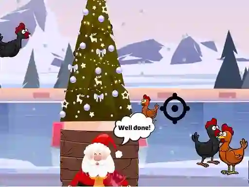 Игра Christmas Chicken Shoot онлајн