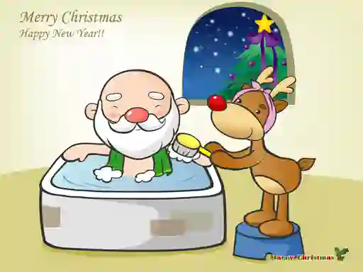 Игра Funny Christmas Puzzle онлајн