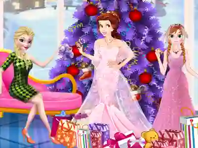 Игра Girls Christmas Party Prep онлајн