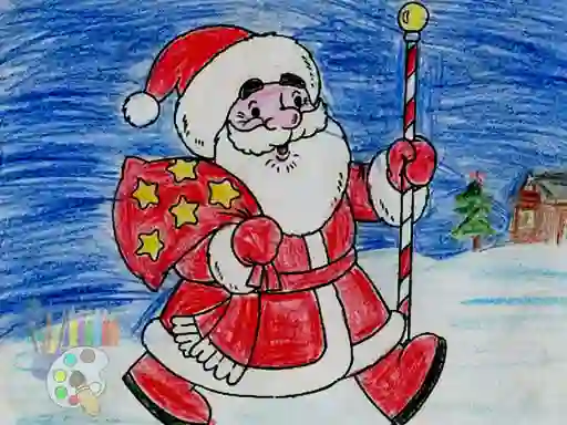 Игра Santa Claus Coloring онлајн