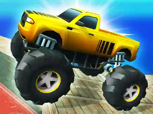 Игра Monster Truck Port Stunt онлајн