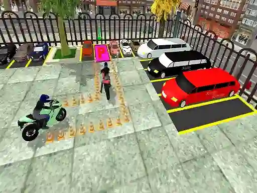 Игра Advance Bike Parking онлајн