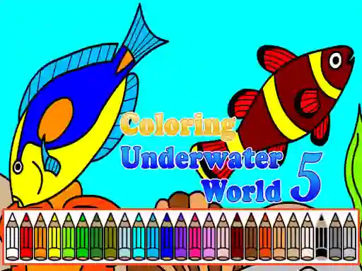 Игра Coloring Underwater World 5 онлајн