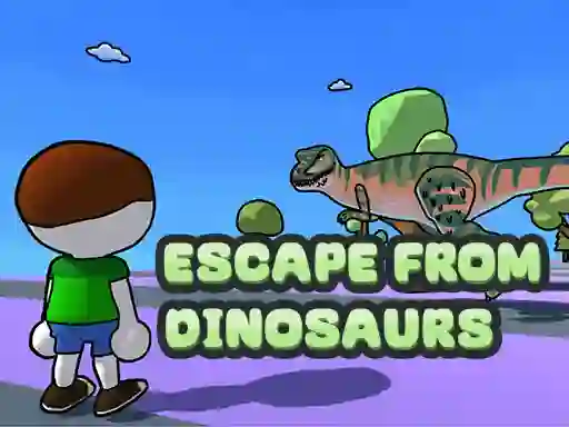 Игра Escape From Dinosaurs онлајн