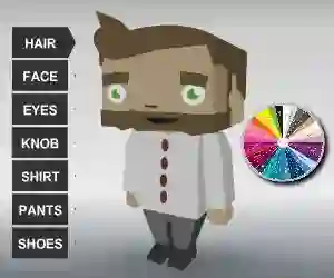 Игра Coloring Bloxy Boy онлајн