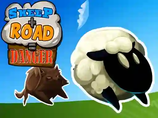Игра Sheep + Road u003d Danger онлајн