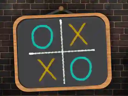 Игра Tic Tac Toe blackboard онлајн