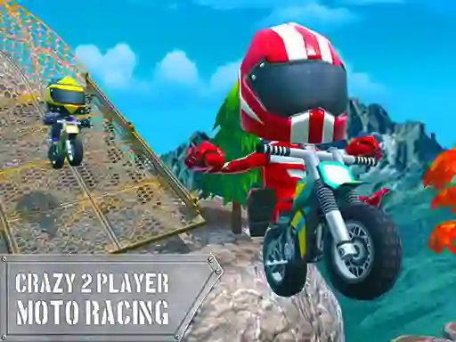 Игра Crazy 2 Player Moto Racing онлајн