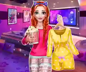 Игра Annie Movie Night онлајн