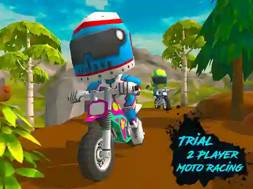 Игра Trial 2 Player Moto Racing онлајн