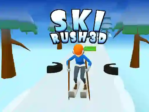 Игра Ski Rush 3d онлајн
