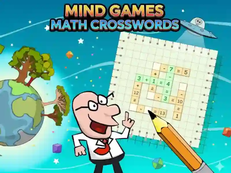 Игра Mind Games Math Crosswords онлајн