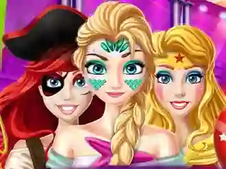 Игра Halloween Princess Party онлајн