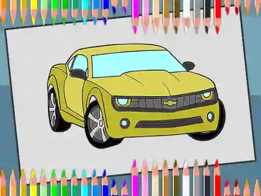 Игра American Cars Coloring Book онлајн