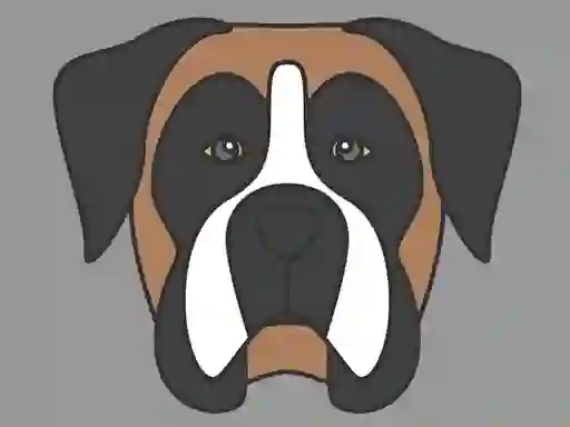 Игра Doggy Face Coloring онлајн
