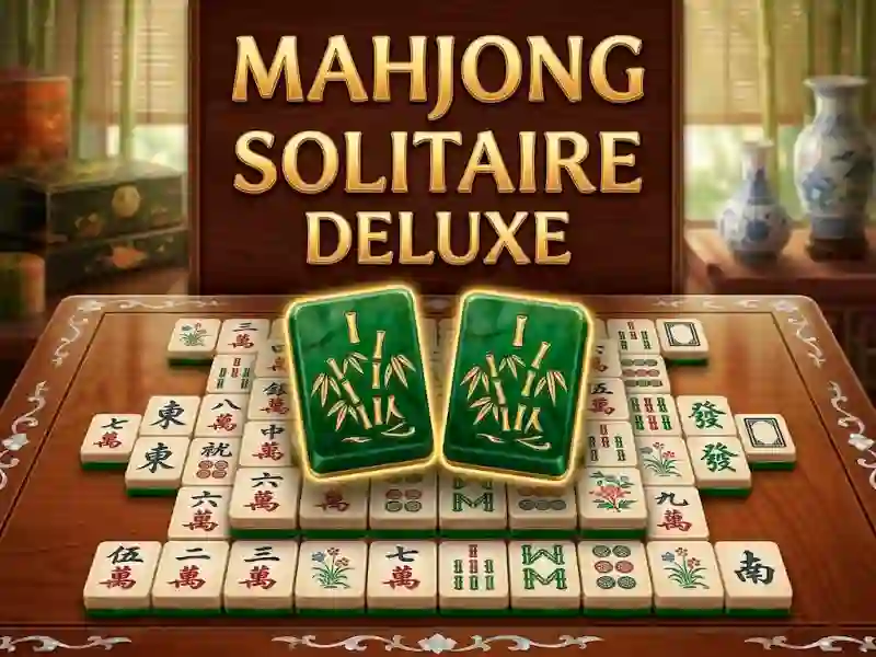 Игра Mahjong Solitaire Deluxe онлајн