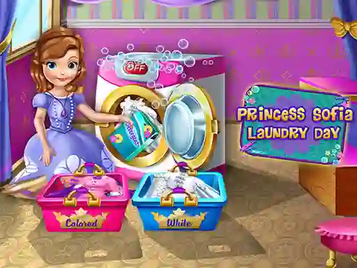 Игра Young Princess Laundry Day онлајн