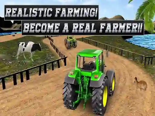 Игра Real Tractor Farming Simulator : Heavy Duty Tractor онлајн