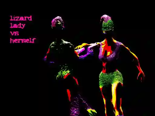 Игра Lizard Lady vs Herself онлајн