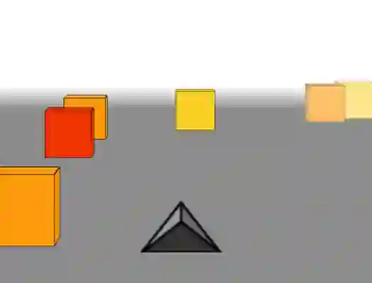 Игра Cubefield онлајн
