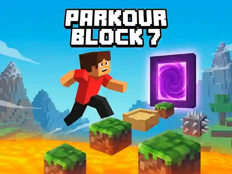 Игра Parkour Block 7 онлајн