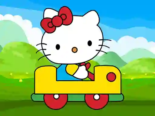 Игра Cute Kitty Car Jigsaw онлајн