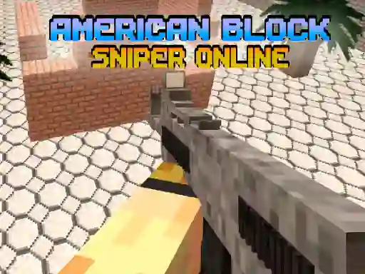 Игра American Block Sniper Online онлајн