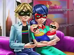 Игра Dotted Girl Family Day онлајн