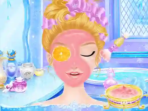 Игра Princess Salon Frozen Party онлајн