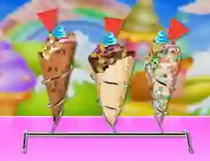 Игра Homemade Ice Cream Cooking онлајн