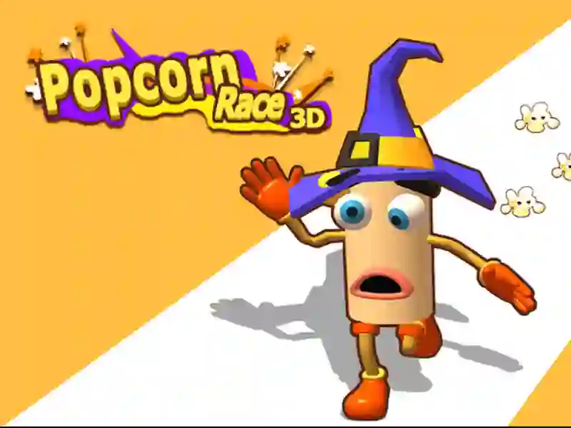 Игра Popcorn Running 3D онлајн