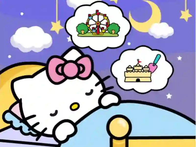 Игра Hello Kitty Good Night онлајн