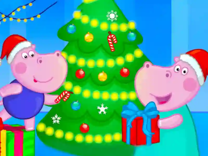 Игра Hippo Christmas Calendar онлајн