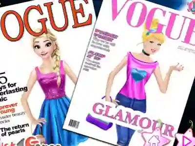 Игра Princesses On Vogue Cover онлајн