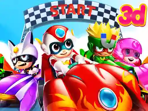 Игра Cartoon Racing 3D онлајн
