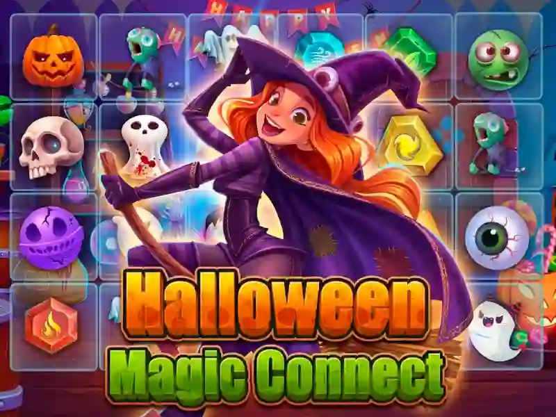 Игра Halloween Magic Connect онлајн