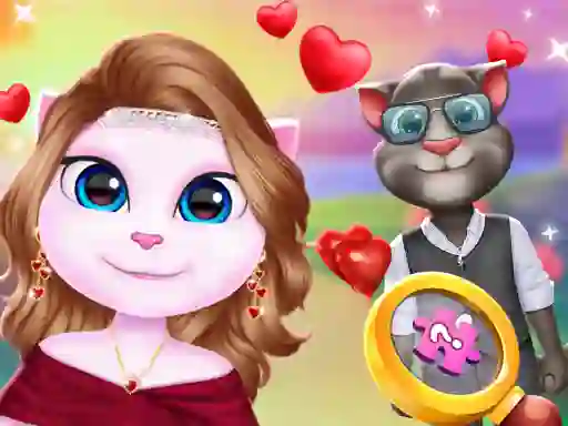 Игра Kitty Couple Lovely Valentine онлајн