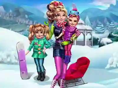Игра Twins Winter Fun! онлајн