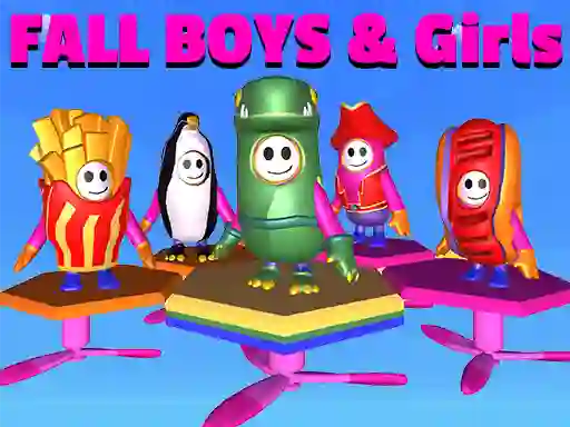 Игра Fall Boys & Girls онлајн