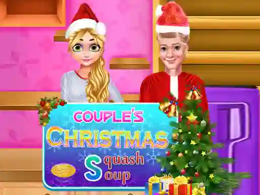 Игра Couple Christmas Squash Soup онлајн